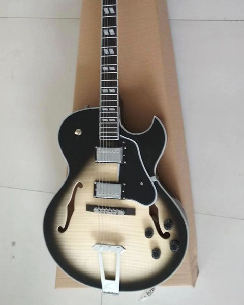 hina oem factory brand sunburst / black / cherry / customized color semi-hollow electric guitar
hina oem factory brand sunburst / black / cherry / customized color semi-hollow electric guitar