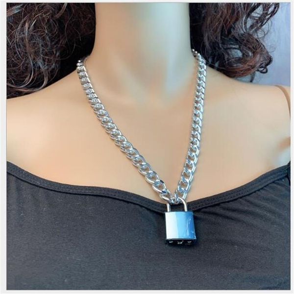 goth padlock chain necklace women men punk choker lock pendant necklace emo gothic grunge jewelry wy1099249i, Silver
goth padlock chain necklace women men punk choker lock pendant necklace emo gothic grunge jewelry wy1099249i, Silver