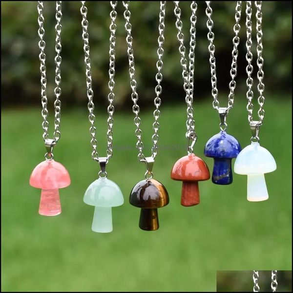 pendant necklaces carving mushroom shape stone pendant reiki healing crystal tiger eye rose quartz opal aventurines neck dhseller2010 dhzrp, Silver
pendant necklaces carving mushroom shape stone pendant reiki healing crystal tiger eye rose quartz opal aventurines neck dhseller2010 dhzrp, Silver