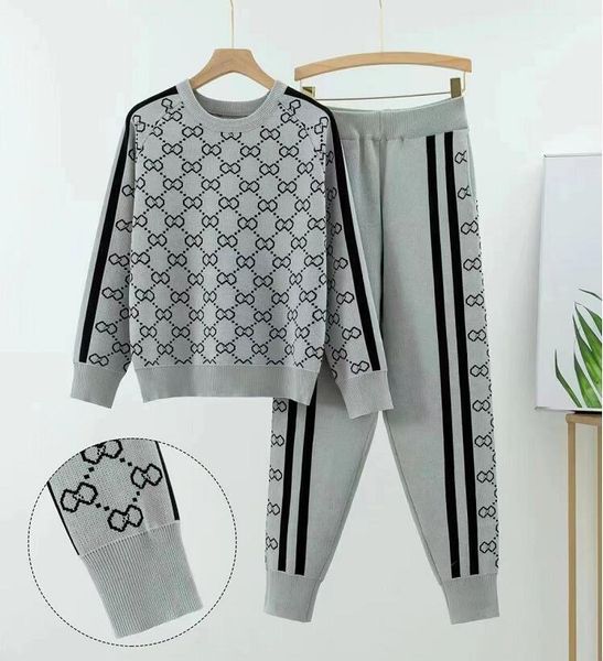 women's tracksuits ggity letter two piece sets bee luxury v-neck patchwork pullover suit ankle-length pants tracksuit knit outfits, Gray
women's tracksuits ggity letter two piece sets bee luxury v-neck patchwork pullover suit ankle-length pants tracksuit knit outfits, Gray
