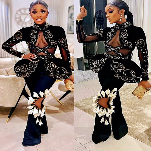 2022 arabic aso ebi black jumpsuits prom dresses beaded crystals evening formal party second reception birthday engagement gowns dress zj805
2022 arabic aso ebi black jumpsuits prom dresses beaded crystals evening formal party second reception birthday engagement gowns dress zj805