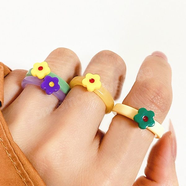 colorful acrylic flower ring for women vintage bohemia flower resin finger rings bridal engagement wedding bands girls jewelry, Silver
colorful acrylic flower ring for women vintage bohemia flower resin finger rings bridal engagement wedding bands girls jewelry, Silver