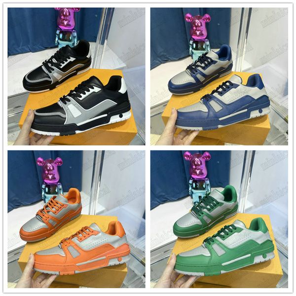 shoes 2022ss bicolor trainer epi calf leather vintage designer sneakers monograms flowers rubber outsole #54 signature
shoes 2022ss bicolor trainer epi calf leather vintage designer sneakers monograms flowers rubber outsole #54 signature