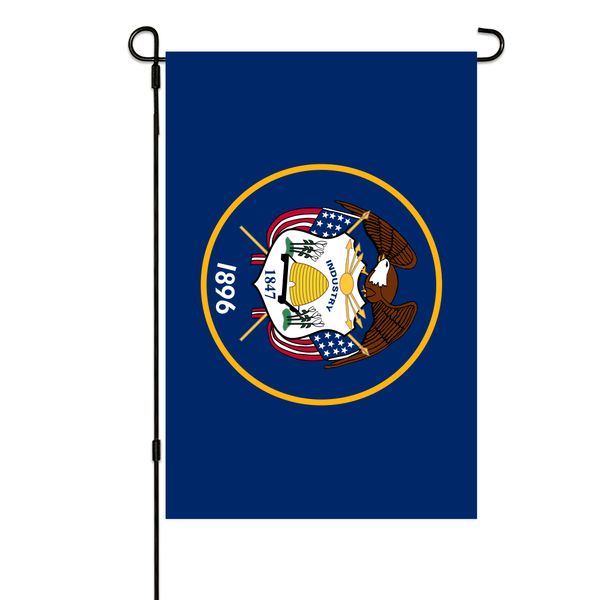 utah state garden flags 30x45cm vertical double sided outdoor welcome banner for yard outdoor decor
utah state garden flags 30x45cm vertical double sided outdoor welcome banner for yard outdoor decor