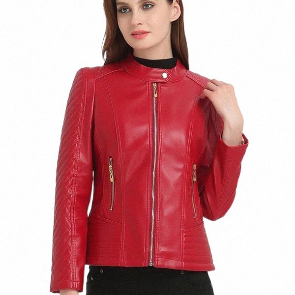 women's leather & faux leather women's leather & faux plus size 6xl jacket women fashion pu coat stand collar shirt outwear red mo, Black
women's leather & faux leather women's leather & faux plus size 6xl jacket women fashion pu coat stand collar shirt outwear red mo, Black