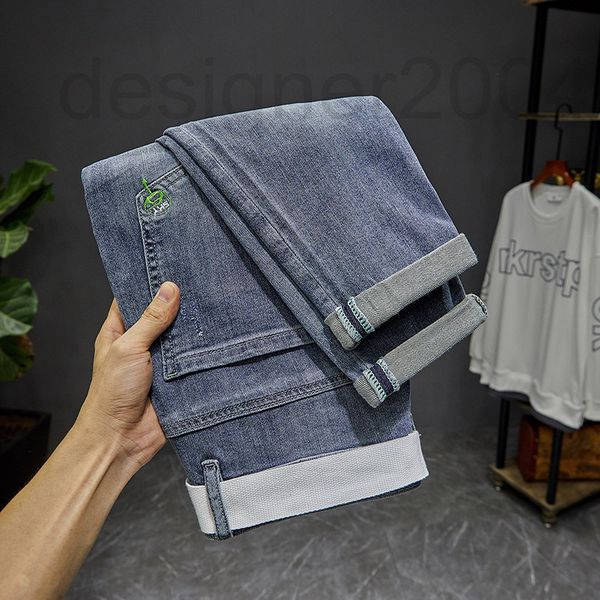 men's jeans designer men's spring and summer 2022 new fashion brand ins embroidery hole high-end light luxury small foot long pant, Blue
men's jeans designer men's spring and summer 2022 new fashion brand ins embroidery hole high-end light luxury small foot long pant, Blue