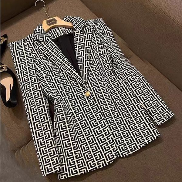 b131 womens suits blazers tide brand high-quality retro fashion designer gray series suit jacket lion double-breasted slim plus size women&#, White;black
b131 womens suits blazers tide brand high-quality retro fashion designer gray series suit jacket lion double-breasted slim plus size women&#, White;black