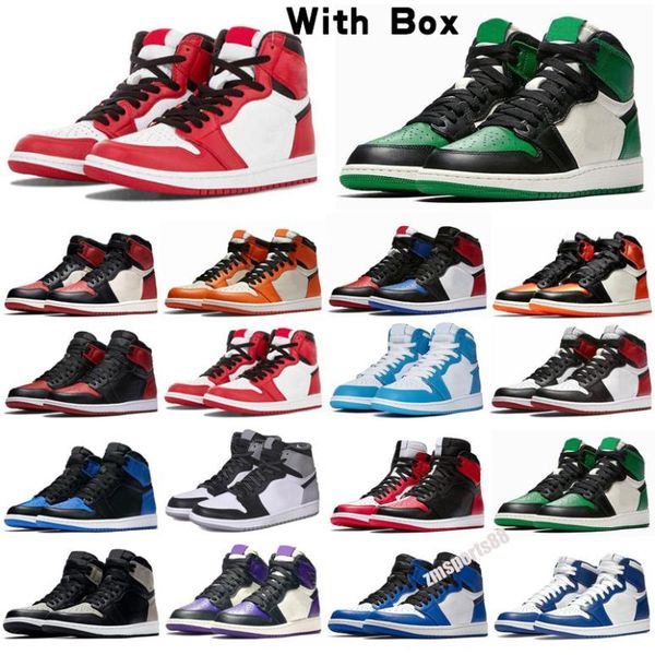 pine green black 1s basket ball shoes jump 1 bloodline men designer sneaker, Black;brown
pine green black 1s basket ball shoes jump 1 bloodline men designer sneaker, Black;brown