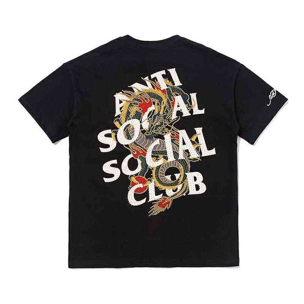 mens womens asscc designer t shirts social club dragon embroidered short sleeves fashion brand loose casual loose casual shirts, White;black
mens womens asscc designer t shirts social club dragon embroidered short sleeves fashion brand loose casual loose casual shirts, White;black