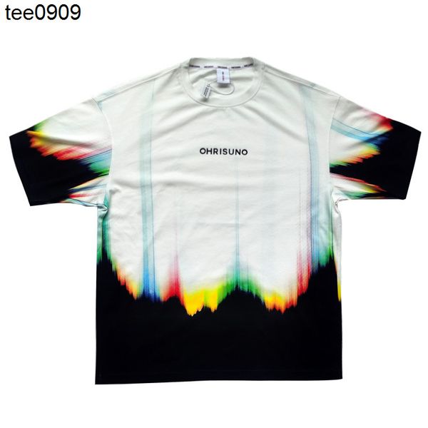 2022 tee summer tie dye color letter offset male and female short sleeve t-shirt, White;black
2022 tee summer tie dye color letter offset male and female short sleeve t-shirt, White;black