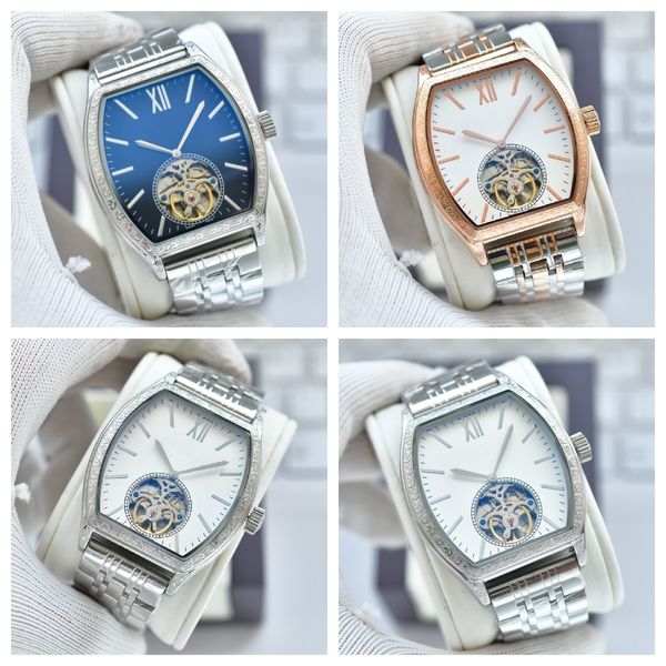 42mm montre de luxe mens watches large flywheel automatic machine movement 316l fine steel case luxury watch wristwatches, Slivery;brown
42mm montre de luxe mens watches large flywheel automatic machine movement 316l fine steel case luxury watch wristwatches, Slivery;brown