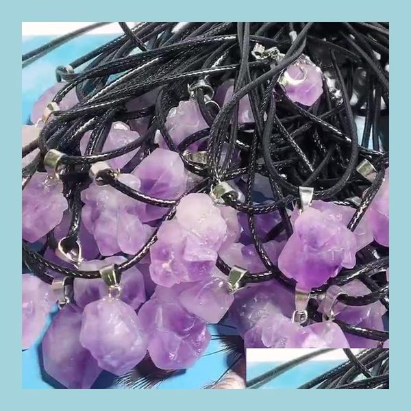 pendant necklaces fashion simple lavender amethyst rough stone irregar pendant necklace women holiday gift jewelry accessories wholes dhfyc, Silver
pendant necklaces fashion simple lavender amethyst rough stone irregar pendant necklace women holiday gift jewelry accessories wholes dhfyc, Silver