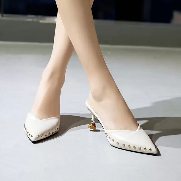 fashion dress shoes candy-colored slippers summer pointed with high heels flip flops female sandals sandalias femenina, Black
fashion dress shoes candy-colored slippers summer pointed with high heels flip flops female sandals sandalias femenina, Black