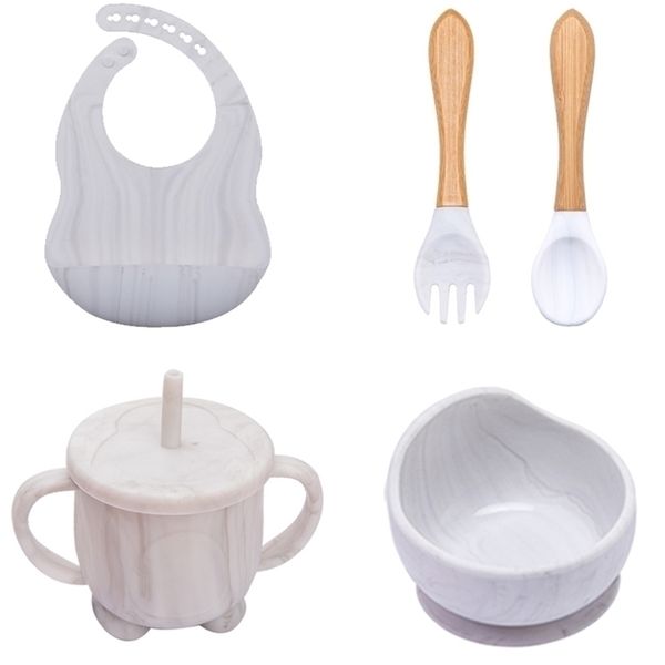 10pcs bowl set a food grade silicone bib placemat fork spoon feeding cup for plate for kids 220805
10pcs bowl set a food grade silicone bib placemat fork spoon feeding cup for plate for kids 220805