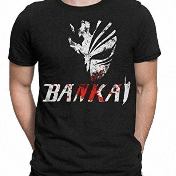 men's t-shirts men's t-shirts men t shirt print cotton short sleeve bleach bankai1 p4il#, White;black