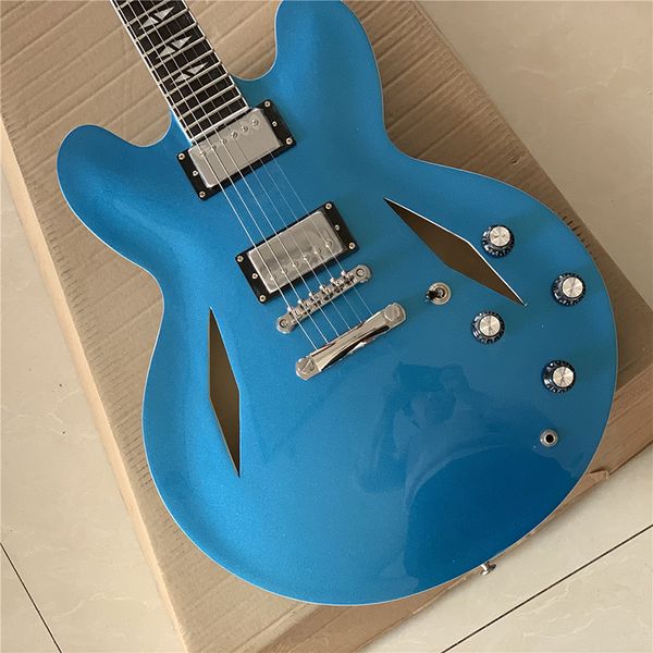 classic jazz electric guitar front and back double binding all hollow electric guitar delivery home
classic jazz electric guitar front and back double binding all hollow electric guitar delivery home