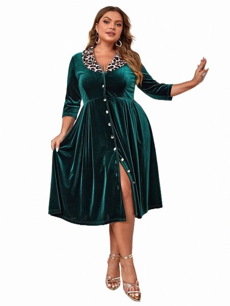 plus size dresses x retro peaches plus contrast leopard print collar single breasted velvet dress f8jf#, Black
plus size dresses x retro peaches plus contrast leopard print collar single breasted velvet dress f8jf#, Black