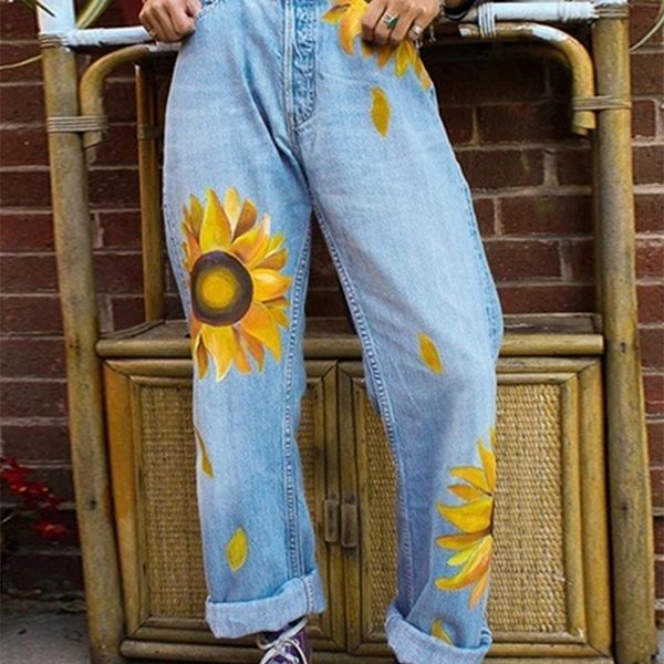 women's jeans sunflower for women loose pant autumn winter ladies denim trousers retro streetwear boyfriends woman 220908, Blue
women's jeans sunflower for women loose pant autumn winter ladies denim trousers retro streetwear boyfriends woman 220908, Blue