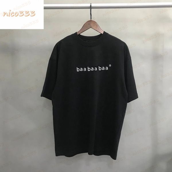 22ss tee simple letters cotton loose black white blue short sleeves for men women m-3xl, White;black
22ss tee simple letters cotton loose black white blue short sleeves for men women m-3xl, White;black