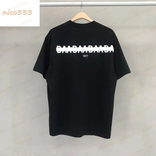 22ss new tee duct tape letters printed short sleeve cotton loose black white grey versatile men women, White;black
22ss new tee duct tape letters printed short sleeve cotton loose black white grey versatile men women, White;black