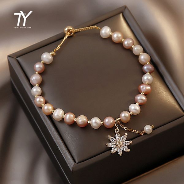 natural baroque pearl zircon flower color matching bracelets elegant accessories for woman korean fashion jewelry wedding girls, Golden;silver
natural baroque pearl zircon flower color matching bracelets elegant accessories for woman korean fashion jewelry wedding girls, Golden;silver