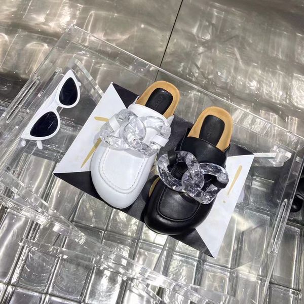flat thick sole slipper women real leather colorful chain flipflops platform sandals designer lazy mules summer vacation shoe, Black
flat thick sole slipper women real leather colorful chain flipflops platform sandals designer lazy mules summer vacation shoe, Black