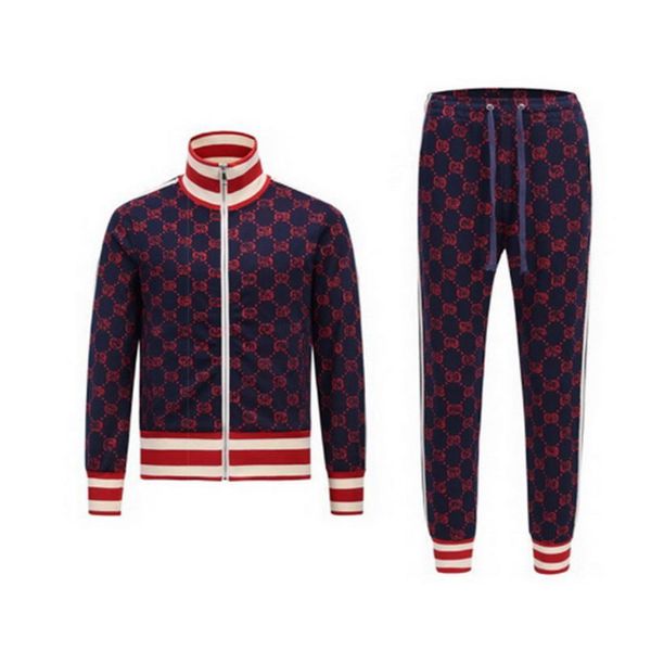 men's tracksuits casual suit 2022 spring and autumn light luxury coat fashion embroidered jacket trousers two piece, Gray
men's tracksuits casual suit 2022 spring and autumn light luxury coat fashion embroidered jacket trousers two piece, Gray