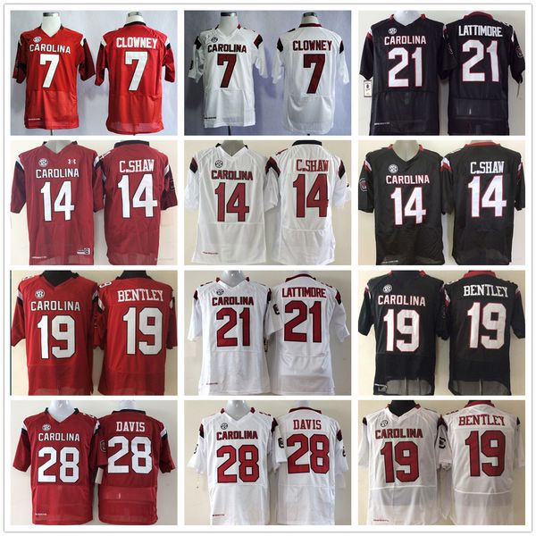 ncaa college south carolina gamecock football jerseys7 jadeveon clowney 14 connor shaw 19 jake bentley 21 marcus lattimore 28 mike davis jer, Black
ncaa college south carolina gamecock football jerseys7 jadeveon clowney 14 connor shaw 19 jake bentley 21 marcus lattimore 28 mike davis jer, Black