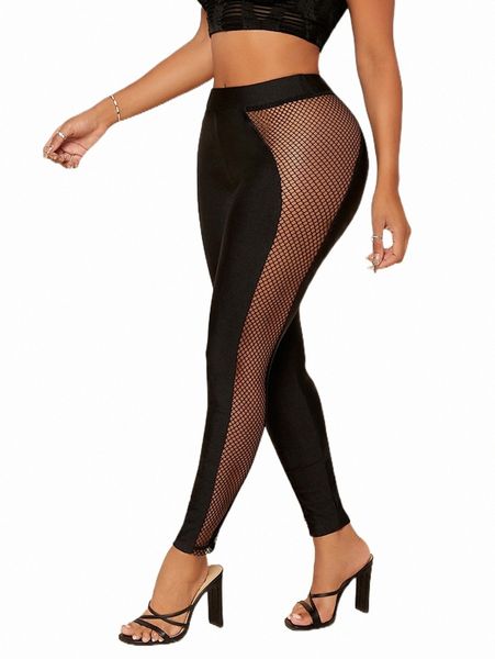 women's shorts sxy solid contrast mesh leggings t8e5#, White;black
women's shorts sxy solid contrast mesh leggings t8e5#, White;black