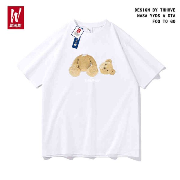 man's t shirt palm angle's designer t- shirt short sleeve men's and women's hip hop loose bear t-shirt trendy teddy fash, White;black
man's t shirt palm angle's designer t- shirt short sleeve men's and women's hip hop loose bear t-shirt trendy teddy fash, White;black