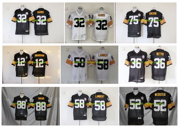 throwback pittsburgh football jersey steeler franco harris jerome bettis jack lambert joe greene mel blount webster terry bradshaw rod woods, Black;red
throwback pittsburgh football jersey steeler franco harris jerome bettis jack lambert joe greene mel blount webster terry bradshaw rod woods, Black;red