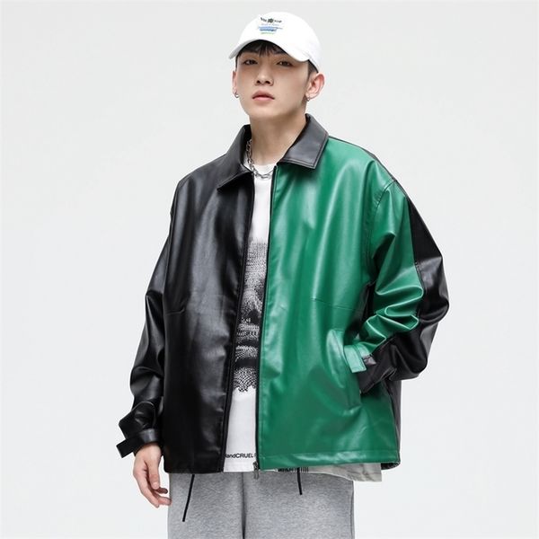 men's jackets coats casual clothing patchwork bomber fashion long sleeve baseball varsity jacket 220908, Black;brown
men's jackets coats casual clothing patchwork bomber fashion long sleeve baseball varsity jacket 220908, Black;brown