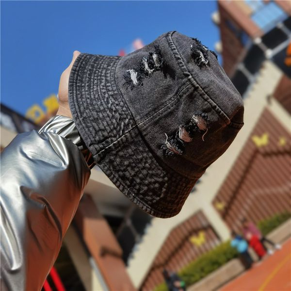 hole washed cowboy fisherman hat korean version personality trend beggar summer sunscreen japanese net red pot hat, Blue;gray
hole washed cowboy fisherman hat korean version personality trend beggar summer sunscreen japanese net red pot hat, Blue;gray