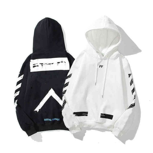 offs style trendy fashion sweater painted arrow crow stripe loose hoodie men's and women's coat t-shirts white, Black
offs style trendy fashion sweater painted arrow crow stripe loose hoodie men's and women's coat t-shirts white, Black