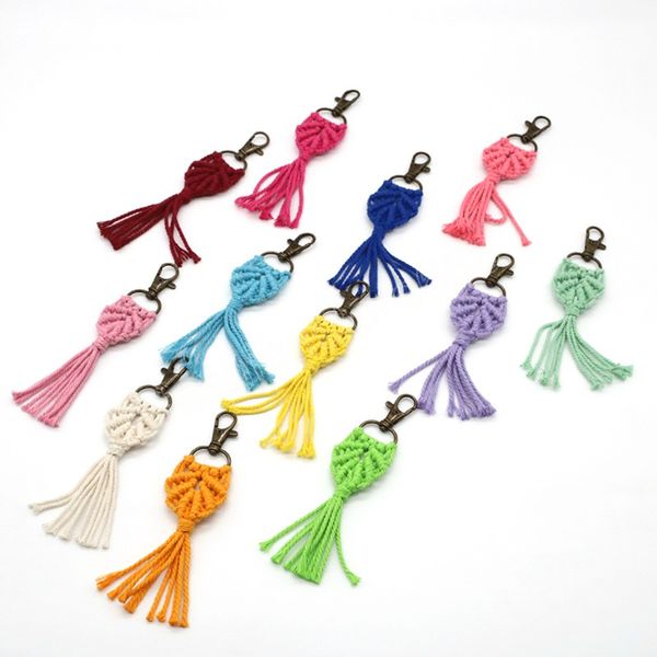 hand-woven cotton rope tassel keychains for women key holder keyring boho macrame bag charm car hanging pendant jewelry gifts, Slivery;golden
hand-woven cotton rope tassel keychains for women key holder keyring boho macrame bag charm car hanging pendant jewelry gifts, Slivery;golden