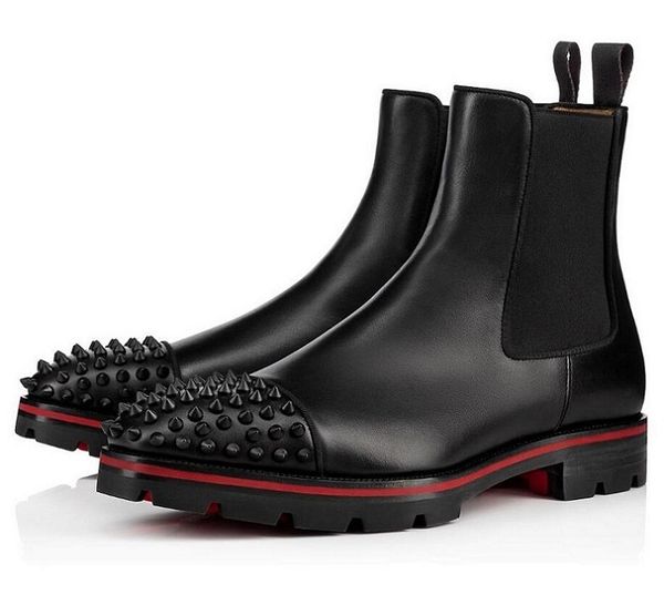 luxury men boots melon spikes ankle boot suede calfskin grained leather bootie lug sole alpinono motorcycle booties original box eu 38-46, Black
luxury men boots melon spikes ankle boot suede calfskin grained leather bootie lug sole alpinono motorcycle booties original box eu 38-46, Black
