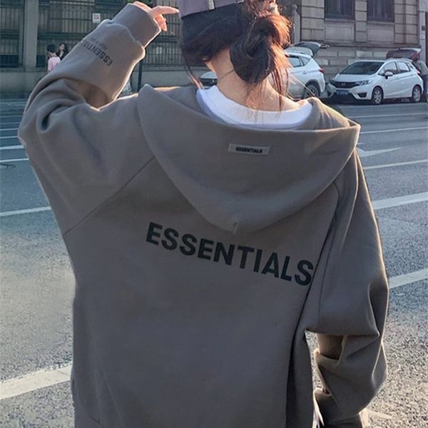 quality hoodie essentialss double thread zipper cardigan sweater women's casual loose couple clothes high street fashion brand fog coat, Black
quality hoodie essentialss double thread zipper cardigan sweater women's casual loose couple clothes high street fashion brand fog coat, Black