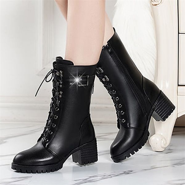 boots women plush cotton chelsea mid calf boots winter thick motocycle high boots casual shoes zipper snow fur warm botas 220908, Black
boots women plush cotton chelsea mid calf boots winter thick motocycle high boots casual shoes zipper snow fur warm botas 220908, Black
