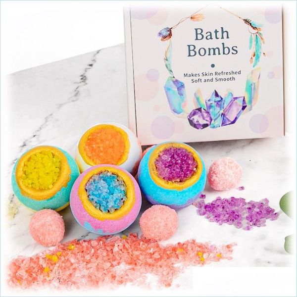 bath salts 4 balls/set plant essential oil sea salt bath bomb explosion bombs wholesale 100g/ball lavender bubble exfoliate skin care dhvfg
bath salts 4 balls/set plant essential oil sea salt bath bomb explosion bombs wholesale 100g/ball lavender bubble exfoliate skin care dhvfg