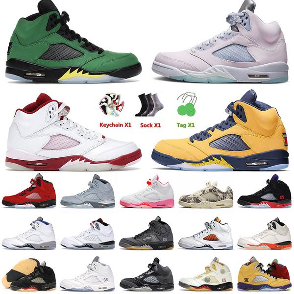 2022 og jumpman basketball shoes 5 5s v se oregon easter michigan expression low bluebird black muslin offs white trainers sneakers size 13, White;red
2022 og jumpman basketball shoes 5 5s v se oregon easter michigan expression low bluebird black muslin offs white trainers sneakers size 13, White;red
