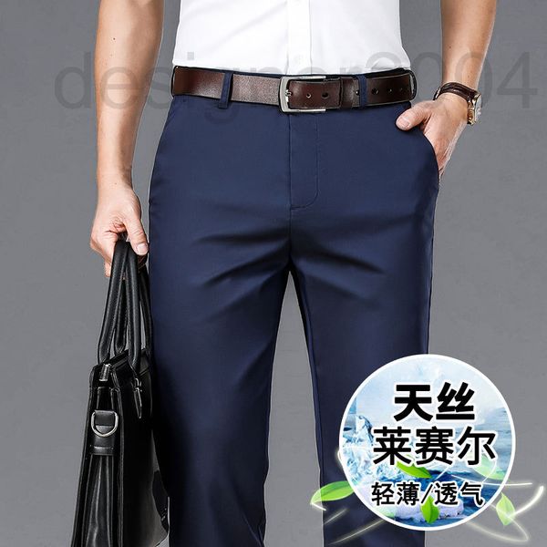 men's jeans designer pants summer men's ice silk thin pants straight tube loose business trousers casual jgl0, Blue
men's jeans designer pants summer men's ice silk thin pants straight tube loose business trousers casual jgl0, Blue