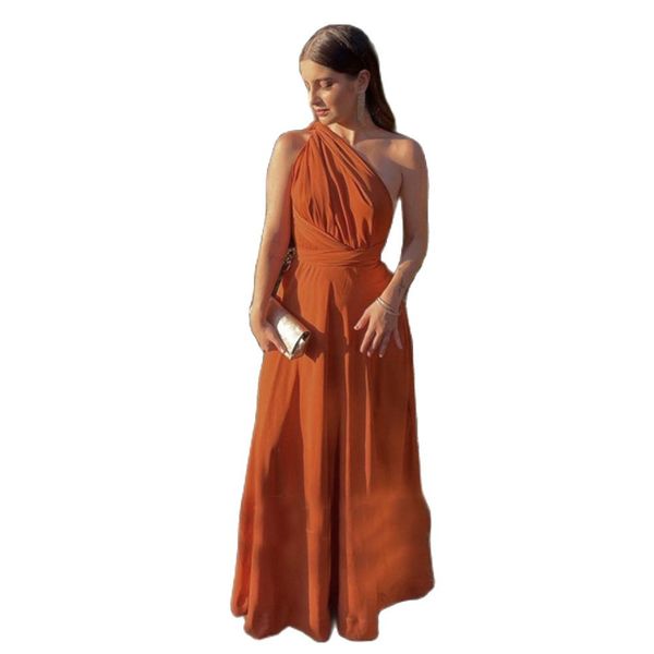 orange one shoulder chiffon evening party dresses simple a line prom gowns long floor length vestidos de noche 2022, Black;red
orange one shoulder chiffon evening party dresses simple a line prom gowns long floor length vestidos de noche 2022, Black;red