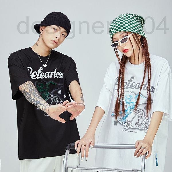 men's hoodies & sweatshirts designer american short sleeve t-shirt men's and women's summer new high street ins tide loose ov, Black
men's hoodies & sweatshirts designer american short sleeve t-shirt men's and women's summer new high street ins tide loose ov, Black