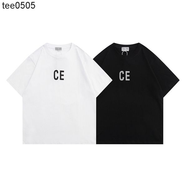 2022 summer new fashion brand letter printed men's and women's short sleeve t-shirt, White;black
2022 summer new fashion brand letter printed men's and women's short sleeve t-shirt, White;black