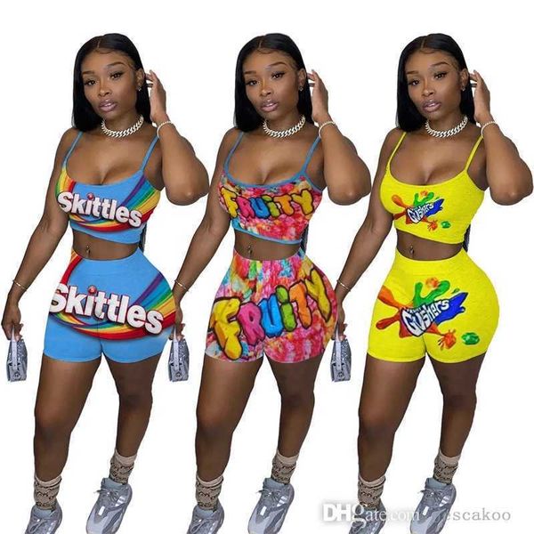 women tracksuits two pieces set sleeveless printed camisole short pants matching sets ladies summer outfits, Gray
women tracksuits two pieces set sleeveless printed camisole short pants matching sets ladies summer outfits, Gray