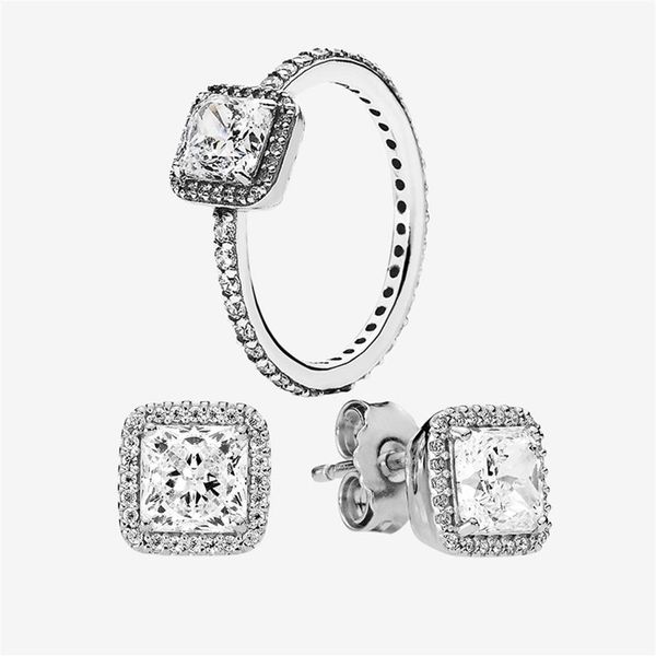 wedding ring & earring sets authentic 925 silver jewelry for pandora square cz diamond elegant rings stud earrings with original b256t, Slivery;golden
wedding ring & earring sets authentic 925 silver jewelry for pandora square cz diamond elegant rings stud earrings with original b256t, Slivery;golden