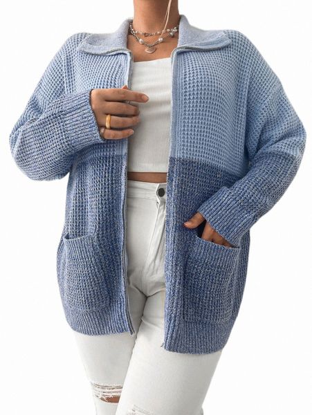 plus size t-shirt plus two tone drop shoulder waffle knit cardigan 56n1#, Black
plus size t-shirt plus two tone drop shoulder waffle knit cardigan 56n1#, Black