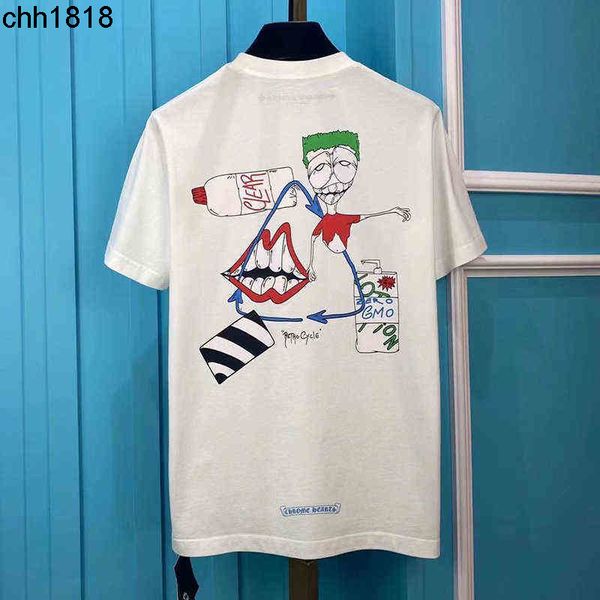 21sch tee cartoon spoof lip print hearts sleeve men's and women's street hip hop short sleeve t-shirt, White;black
21sch tee cartoon spoof lip print hearts sleeve men's and women's street hip hop short sleeve t-shirt, White;black
