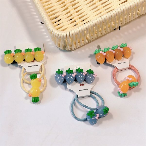 3 pcs new korean sweet girl simple cute cartoon fruit flower rubber band hairpins fashion children's ponytail hair accessories, Slivery;white
3 pcs new korean sweet girl simple cute cartoon fruit flower rubber band hairpins fashion children's ponytail hair accessories, Slivery;white
