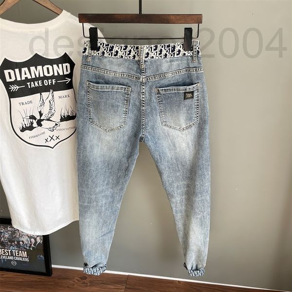 men's jeans designer men's fashion high-end printing elastic slim fit small feet tapered leisure youth ruffian handsome pants mhwo, Blue
men's jeans designer men's fashion high-end printing elastic slim fit small feet tapered leisure youth ruffian handsome pants mhwo, Blue